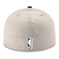 Men's New Era  White/Navy Memphis Grizzlies Chrome 59FIFTY Fitted Hat