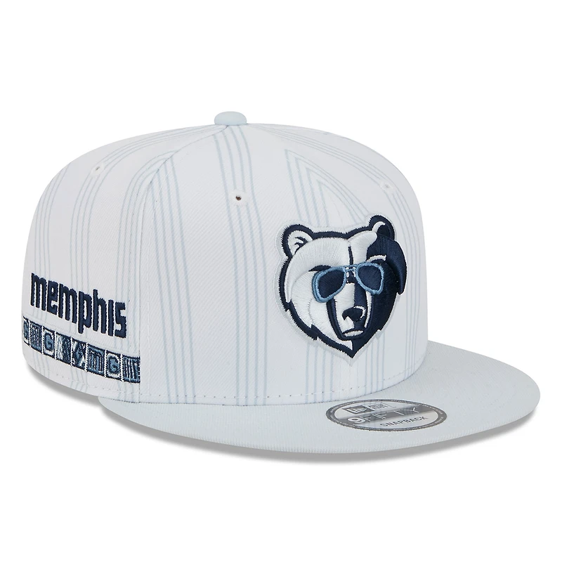 Men's New Era White Memphis Grizzlies 2025/26 City Edition Alternate 9FIFTY Snapback Hat