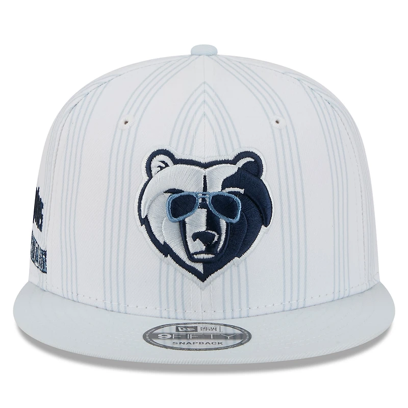 Men's New Era White Memphis Grizzlies 2025/26 City Edition Alternate 9FIFTY Snapback Hat