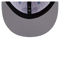 Casquette snapback Deceptor 9FIFTY blanche à rayures fines pour homme des Memphis Grizzlies de New Era