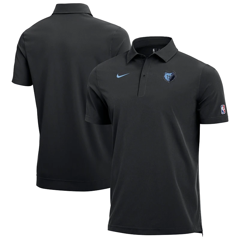 Men's Nike  Black Memphis Grizzlies 2025/26 Authentic Dri-FIT Coaches Polo