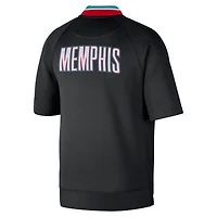 Veste Nike Memphis Grizzlies Classic Edition Hardwood Classics Authentic pour homme, noire, fermeture à boutons-pression.
