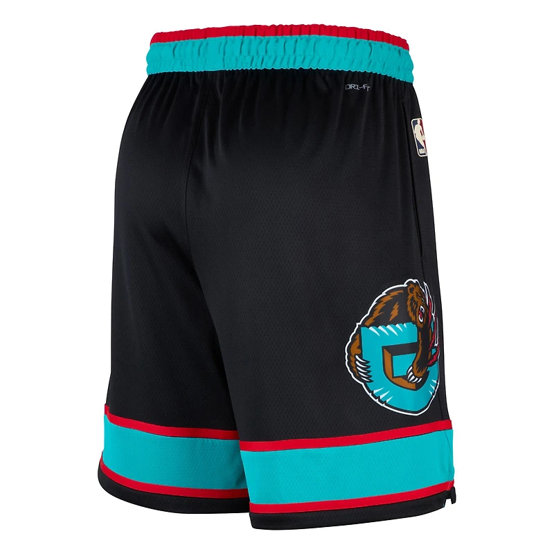 Men's Nike Black Memphis Grizzlies Classic Edition Hardwood Classics Swingman Shorts