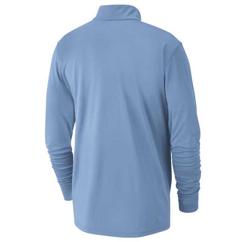 Men's Nike Light Blue Memphis Grizzlies 2024/25 Courtside Performance Half-Zip Top