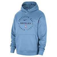 Sweat à capuche Nike bleu marine Memphis Grizzlies 2024/25 Spotlight On-Court Practice Performance pour homme