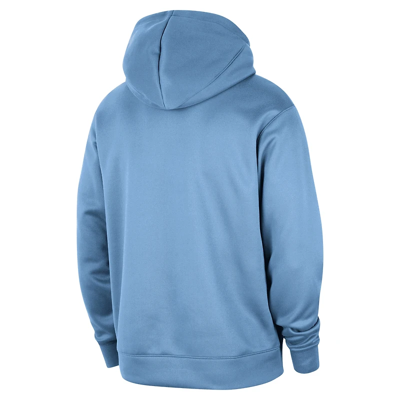 Men's Nike Navy Memphis Grizzlies 2024/25 Spotlight On-Court Practice Performance Pullover Hoodie