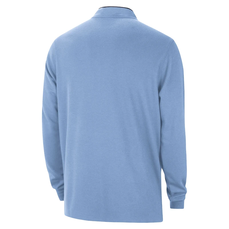 Men's Nike Light Blue Memphis Grizzlies Authentic Performance Half-Zip Jacket