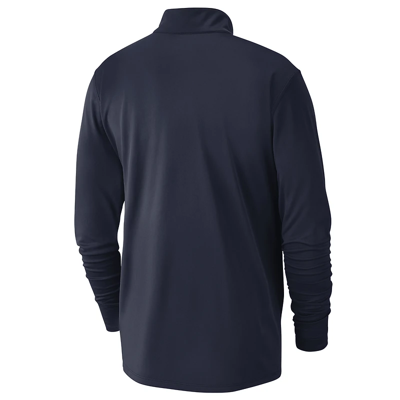 Men's Nike Navy Memphis Grizzlies 2024/25 Courtside Performance Half-Zip Top