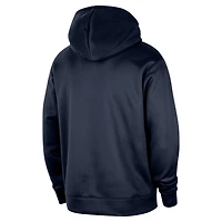 Men's Nike Navy Memphis Grizzlies 2024/25 Spotlight On-Court Practice Performance Pullover Hoodie
