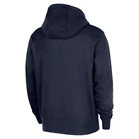 Men's Nike Navy Memphis Grizzlies 2025/26 Authentic Practice Club Pullover Hoodie