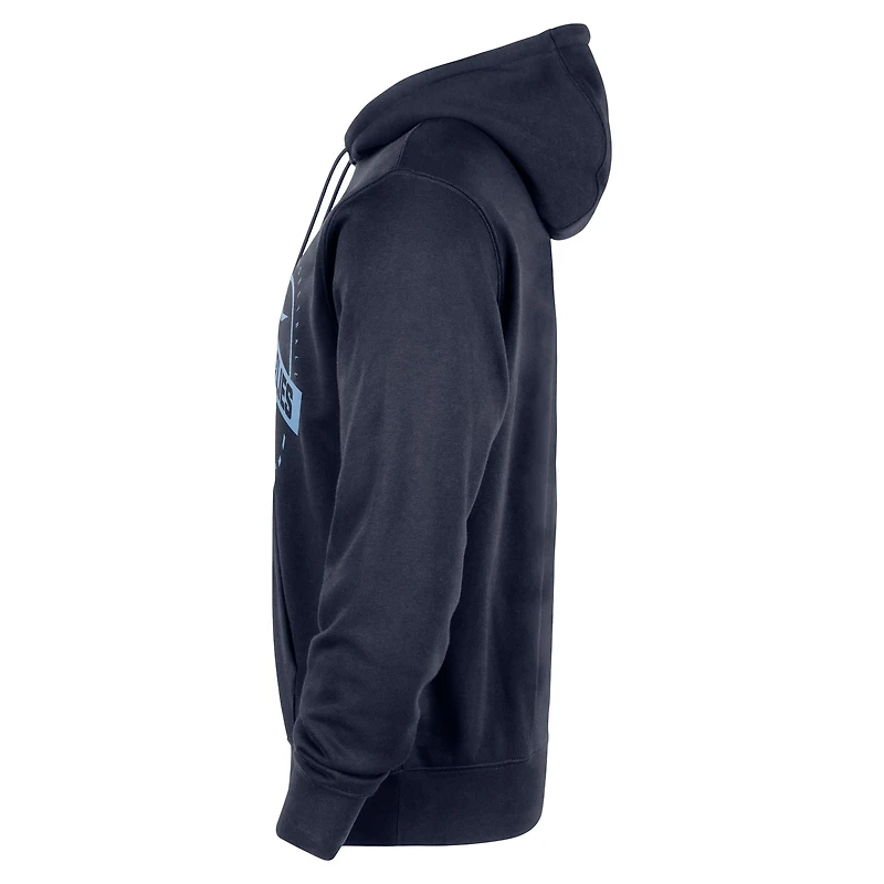 Men's Nike Navy Memphis Grizzlies 2025/26 Authentic Practice Club Pullover Hoodie