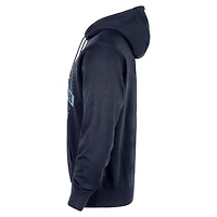 Men's Nike Navy Memphis Grizzlies 2025/26 Authentic Practice Club Pullover Hoodie