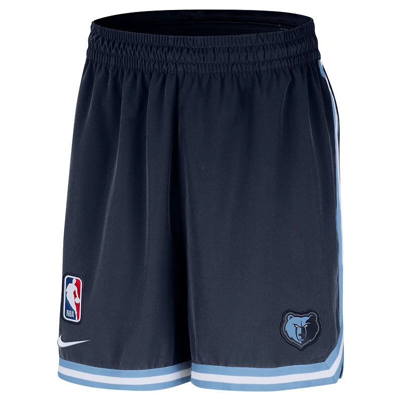 Men's Nike Navy Memphis Grizzlies Authentic Pre-Game Woven Performance Shorts