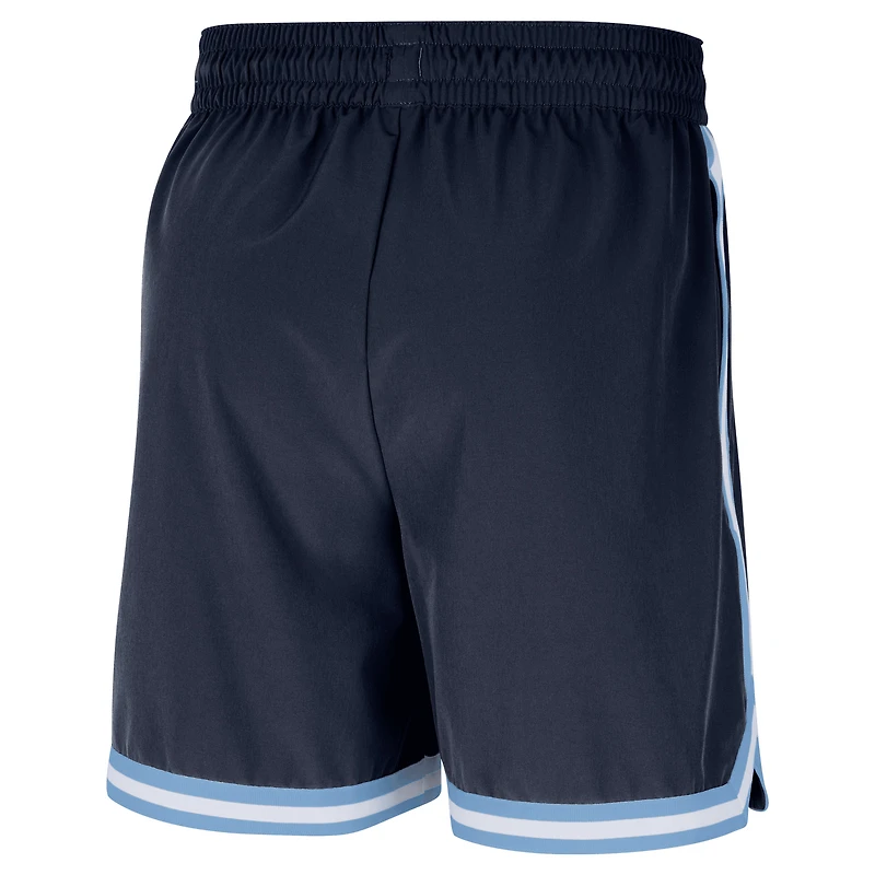 Men's Nike Navy Memphis Grizzlies Authentic Pre-Game Woven Performance Shorts