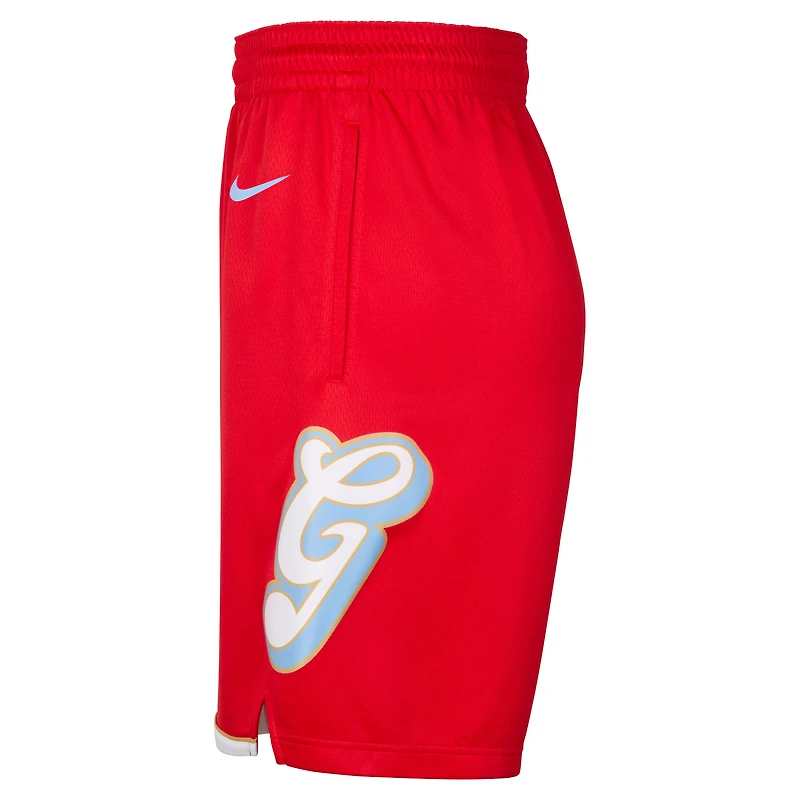 Men's Nike Red Memphis Grizzlies 2024/25 City Edition Swingman Shorts