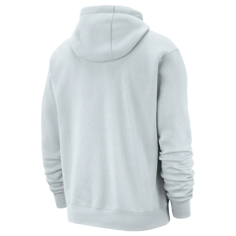 Men's Nike Silver Memphis Grizzlies 2025/26 City Edition Essential Logo Remix Hoodie