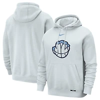 Men's Nike  Silver Memphis Grizzlies 2025/26 City Edition Essential Logo Remix Hoodie