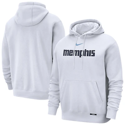 Men's Nike  White Memphis Grizzlies 2025/26 City Edition Essential Remix Club Hoodie