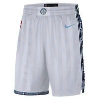 Men's Nike  White Memphis Grizzlies 2025/26 City Edition Remix Dri-FIT Swingman Shorts