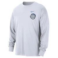 Men's Nike  White Memphis Grizzlies 2025/26 City Edition Remix Essential Logo Long Sleeve T-Shirt