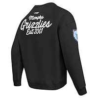 Sweat-shirt à épaules tombantes Pro Standard pour homme, noir, Memphis Grizzlies Paint the City