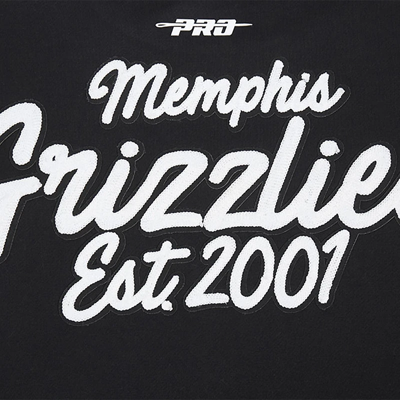 Sweat-shirt à épaules tombantes Pro Standard pour homme, noir, Memphis Grizzlies Paint the City