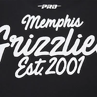 Sweat-shirt à épaules tombantes Pro Standard pour homme, noir, Memphis Grizzlies Paint the City