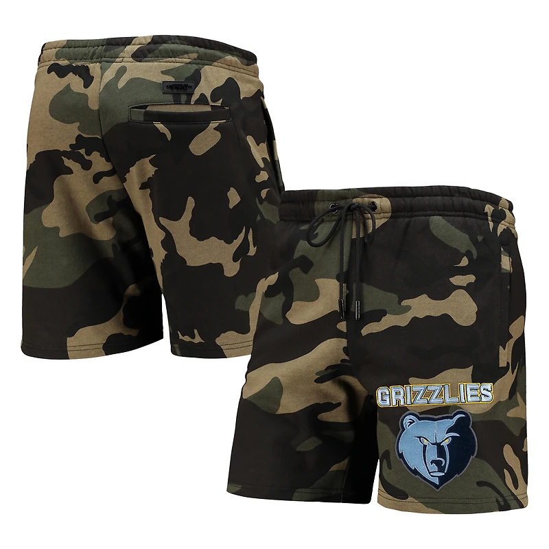 Short d'équipe Pro Standard Camo Memphis Grizzlies pour homme