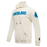 Men's Pro Standard Cream Memphis Grizzlies Triple Tonal DK Pullover Hoodie
