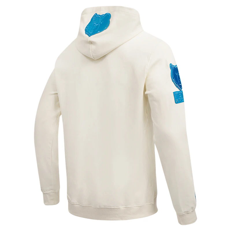 Men's Pro Standard Cream Memphis Grizzlies Triple Tonal DK Pullover Hoodie