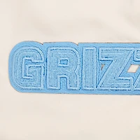 Short tissé triple ton sur Pro Standard pour hommes, crème Memphis Grizzlies