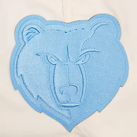 Short tissé triple ton sur Pro Standard pour hommes, crème Memphis Grizzlies