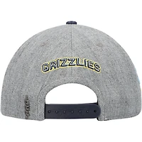 Men's Pro Standard Gray/Navy Memphis Grizzlies Classic Logo Two-Tone Snapback Hat