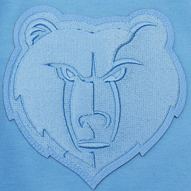 Men's Pro Standard Ja Morant Light Blue Memphis Grizzlies Triple Tonal Player Pullover Hoodie