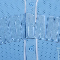 Men's Pro Standard Ja Morant Light Blue Memphis Grizzlies Triple Tonal Mesh Button-Up Top