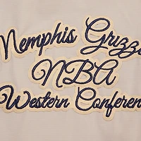 Sweat à capuche hybride entièrement zippé Pro Standard kaki Memphis Grizzlies pour hommes