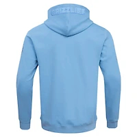Veste à capuche fermeture éclair intégrale DK triple ton sur Pro Standard bleu clair Memphis Grizzlies pour hommes