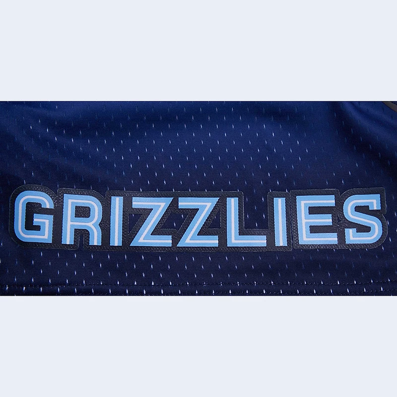 Men's Pro Standard Navy/Light Blue Memphis Grizzlies Ombre Mesh Shorts