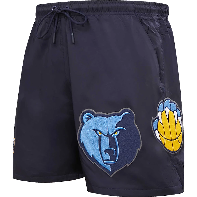 Short tissé Memphis Grizzlies Classics Pro Standard bleu marine pour homme