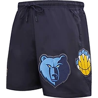 Short tissé Memphis Grizzlies Classics Pro Standard bleu marine pour homme