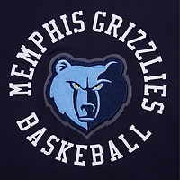 Sweat à capuche hybride entièrement zippé Pro Standard pour hommes, bleu marine, Memphis Grizzlies