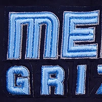 Sweat à capuche hybride entièrement zippé Pro Standard pour hommes, bleu marine, Memphis Grizzlies