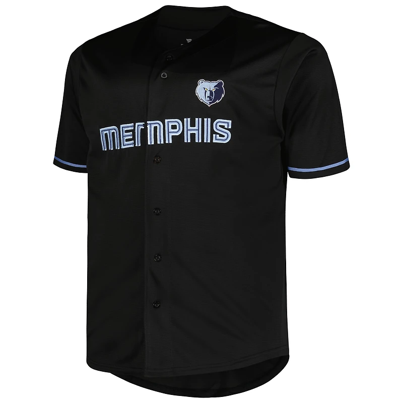 Men's Profile Black Memphis Grizzlies Big & Tall Pop Jersey