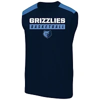Men's Profile Ja Morant Navy Memphis Grizzlies Big & Tall Player Muscle Tank