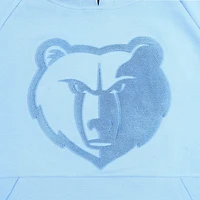Sweat à capuche Protege bleu clair pour homme, Memphis Grizzlies, en éco-polyester interlock ton sur ton.