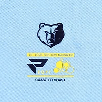Men's Protege Light Blue Memphis Grizzlies Eco-Poly Interlock Fashion Tonal Hoodie