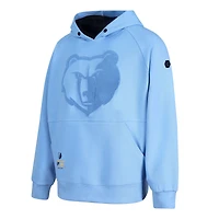 Men's Protege Light Blue Memphis Grizzlies Eco-Poly Interlock Fashion Tonal Hoodie