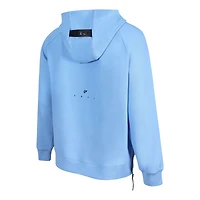 Men's Protege Light Blue Memphis Grizzlies Eco-Poly Interlock Fashion Tonal Hoodie