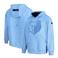Sweat à capuche Protege bleu clair pour homme, Memphis Grizzlies, en éco-polyester interlock ton sur ton.