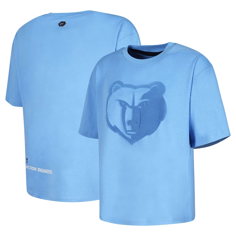 Men's Protege Light Blue Memphis Grizzlies Eco-Poly Interlock Fashion Tonal T-Shirt